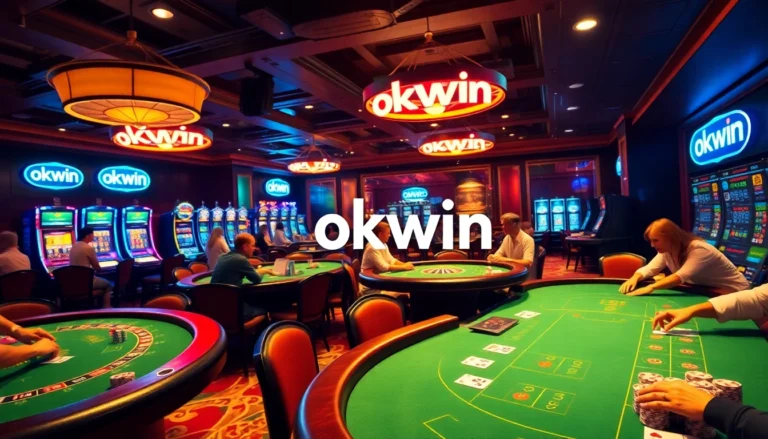 Experience the thrill of casino gaming with OKWIN tables, vibrant slot machines, and rewarding poker action.