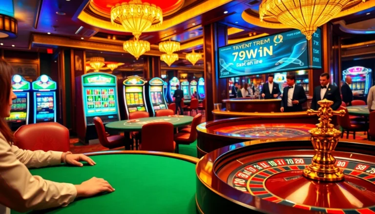 Experience the thrill of winning at a casino with the 789win link đăng nhập displayed above a live baccarat game.
